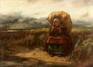 E con il peso di molti anni, 1888 da Thomas Faed